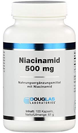 Klean Labs® - Niacinamid (Vitamin B3) 500 mg - 100 Kapseln - vegan, glutenfrei, ohne Gentechnik - zur Verringerung von Müdigkeit