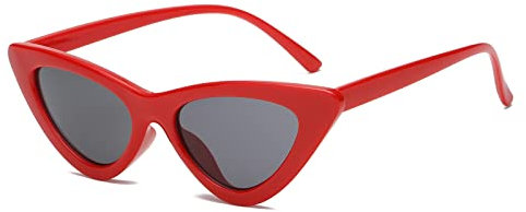 Long Keeper Katzenaugen Vintage Sonnenbrille Damen Retro 90er Jahre Brille Mode Cat Eye Sonnenbrillen Damen UV401 für Frauen Mädchen