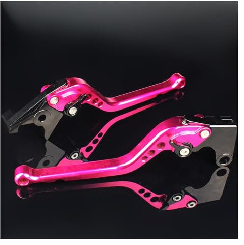 Kupplung Bremshebel Motorrad Einstellbare Bremse Kupplung Hebel Für Kawasaki Für Z650 Für Z900 Für Ninja 600/R Für ER6F Für ER-6F Für 650 Für KLE650 2017-2022 Kupplungshebel (Color : 177mm Pink)