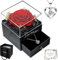 LuluDa Eternal Rose Flowers Red Preserved Real Rose with Necklace and Gift Box Forever Rose Gift for Her Mum Girlfriend Wife on Birthday Mother's Day Anniversary Valentine's Day and Christamas