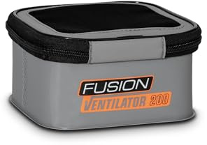 Korda Guru Fusion Ventilator Combo 3, Three EVA Bait Boxes, 100, 200 and 250, Breathable Mesh Lids, Fresh Cool Bait Storage, Stackable Code GLG048.