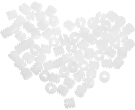 PRETYZOOM 100piezas Conectores De Muebles Tuercas De Nailon Preinsertadas Material Duro De Nailon Para Herrajes De Muebles y Ensamblaje Seguro Interiores