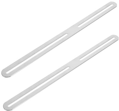 INOOMP 2pezzi Staffa Montaggio Per Postale in Acciaio Inossidabile Staffe Regolabili Per Recinzione o Cancello Accessori Per Postale Hardware Incluso Per Installazione Sicura