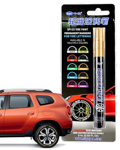 Stylo de retouche pneus - Marqueur peinture étanche, Encre lisse | Stylo correcteur blanc pour voitures, résistant aux graffitis, pour pneus, chaussures toile, bois, clôtures et surfaces extérieures