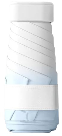 Mini Ombrellone Parasole - Colore Sfumato Mini Ombrello Da Tasca Ultraleggero - Anti UV E Anti-tempesta Rivestimento,Pieghevole Portatile Compatto,per Donne Bambini In Movimento(4 Colori Disponibili)