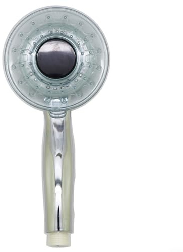 Trayne Cabezal de ducha LED, cambio de color con pantalla de temperatura para agua fría/caliente/caliente, 3 modos de pulverización (lluvia/masaje/mezcla), funciona con agua, no requiere batería
