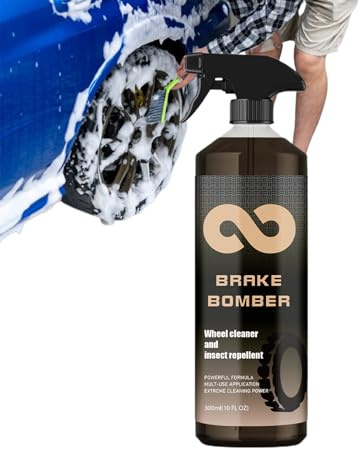 Generico Pulitore per Pneumatici | Rimozione della Polvere dei Freni Non Acida - Detergente Ruggine per Cerchioni | per Auto SUV Veicoli e Autovetture