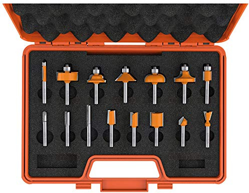 CMT 900.001.00 Set di 15 frese , attacco S=8mm