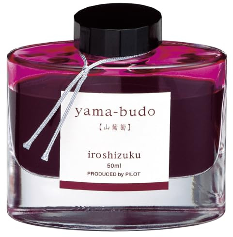 Pilot INK-50-YB Iroshizuku Fountain Pen Ink - 50ml Bottle - Yama Budo Wild Grapes (Bordeaux) (Japan Import)