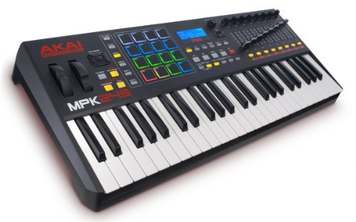 AKAI Pro Professional MPK249-49 Tasten semi gewichtetes USB MIDI Keyboard inkl. wichtiger Kontrollen der MPC Workstations, VIP 3.0 und Software Paket