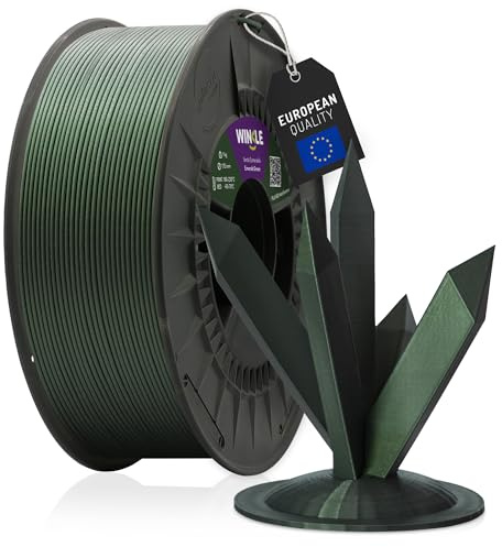 WINKLE PLA HD Interferenz Filament 1.75mm Smaragdgrün, 300g Spule, 3D Drucker Filament Kompatibel mit FDM Druckern, 3D-Druckmaterialien, Maßgenauigkeit +/- 0.05mm, Leicht zu Bedrucken