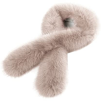 iSpchen Sciarpa calda della peluche di inverno di colore solido di modo, Sciarpa calda della peluche del collo di pelliccia di inverno caldo dello scaldino caldo del collo della pelliccia d'imitazione
