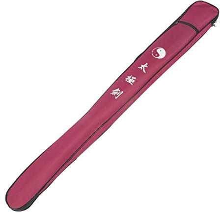 Zerodeko Tai-Chi- -Sets Chinesische -Umhängetasche Gürtel-Tragetasche Verlängerte Schwerttasche Schwerter-Tragetasche Halterung Taichi-Tasche Taichi-Tragetasche Rote