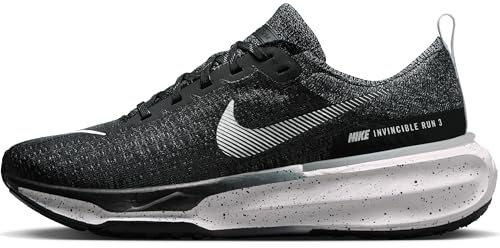 Nike Men's Invincible 3 Road Running Shoes, Black White, 40 EU