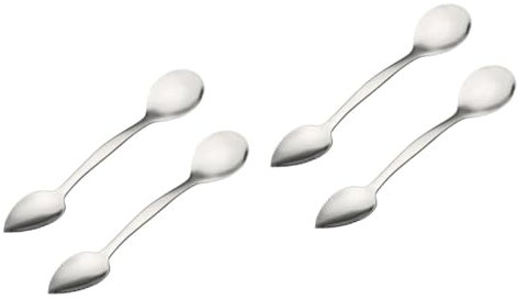 Cabilock 4 Stück Edelstahllöffel babylöffel gemüselöffel Grabschaufel Grapefruit-Löffel Grapefruitlöffel aus Edelstahl Rostfreier Stahl Tool zur Nahrungsergänzung