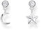 Thomas Sabo Ohrstecker mit Mond- und Stern-Anhänger 925 Sterlingsilber H2293-051-14