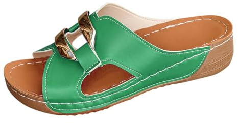 Générique Women's Sandal Summer Light – Women's Open Toe Sandals Comfortable Bare Feet Platform Shoes Openwork Sandalette Breathable Beach Mule Walking Shoe Casual Barefoot
