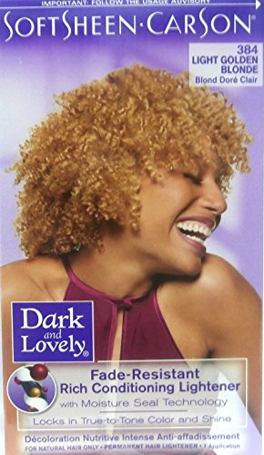Dark and Lovely Näringsrik färg mot slaggning - ljus guldblond färg 384