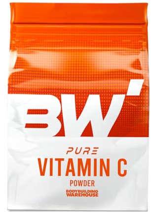 Bodybuilding Warehouse Pure Vitamin C Powder 500g - Supports Immune System - Unflavored