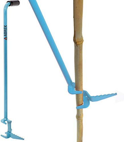 ABREK PIANTACANNE Azzurro - PIANTA CANNE Bambu Salva Schiena per PIANTARE Pali - ORTO Giardino