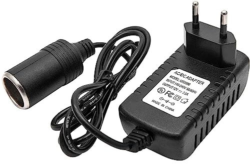 Adaptador de enchufe para encendedor de cigarrillos 12 V 2 A, convertidor adaptador AC/DC para sistema de navegación, convertidor de corriente, convertidor de
