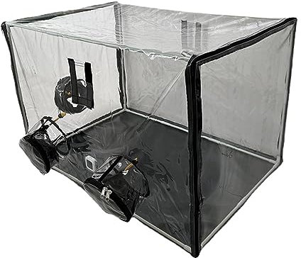 F Fityle Mini Serra per Funghi, Impermeabile, Riutilizzabile, Pieghevole, 3 sfiati, fioriere in Vaso per Serre, tetti,