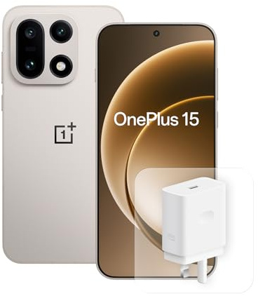 OnePlus 15 5G Smartphone, 16GB RAM 512GB Memory, Snapdragon 8 Elite Gen 5, 7300mAh Battery, 4K 120FPS Dolby Vision Video, Triple 50MP Camera, 120FPS Gaming, IP68 Water Dust Resistan, Sand Storm