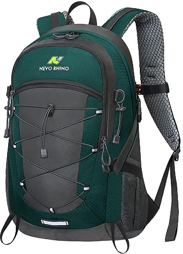 VERTAST Wanderrucksack 40L, Wasserdichter Rucksack mit Regenschutzhülle Leicht Trekkingrucksack Reiserucksack für Wandern Klettern Camping Outdoor Herren Damen, Türkis-B