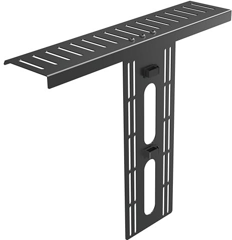 ErgoFocus DSLR Monitor Mount Hold up to 11 lbs, Monitor Top Shelf for Livestream Device, Camera Mount, Webcams, Microphones, Lighting and More, Fits VESA Mount 75/100mm, Height Adjustable