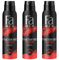 Fa Men Deodorant & Bodyspray Attraction Force (3x 150 ml), Verführerischer Duft, Ohne Aluminium für bis zu 48 h Schutz, Hinterlässt Keine Rückstände