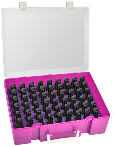 FULLCASE Nail Polish Organizer, 54 Bottles Nail Storage with Separate Sponge Compartment for Sally Hansen/for GAOY/for OPI/for Essie/for CANNI Gel/for DND Gel Polish