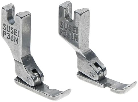 La Canilla - Kit de pieds à fermeture éclair (gauche et droite) pour machines à coudre industrielles à couture droite (type Juki DDL-5550, Brother DB2 et plus)