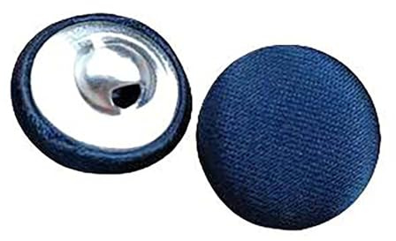 20 Pcs Satin Covered Metal Shank Buttons Cloth Buttons for Wedding Dress Tuxedo Suits