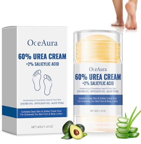 Hydrating and Anti-Cracking Foot Cream, 2025 Neuest Feuchtigkeitsspendende und Anti-Riss-Fußcreme, Fusscreme Sehr Trockene Füsse, Fußcreme Trockene Füße, Lindert trockene und rissige Füße