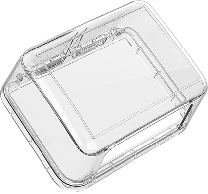 Fxzqgnh Cubierta Impermeable para Enchufe Tapa Protectora de Enchufe Eléctrico Caja de Interruptor Placa de Pared Material PP Transparente con Protección Anti, Claro