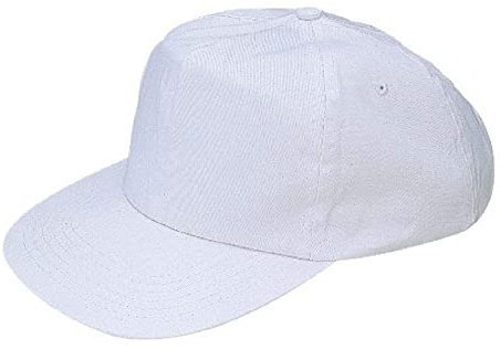 Whites Baseball Chef Cap, White - Baking, Cooking Hat - Professional Workwear Accessory A220