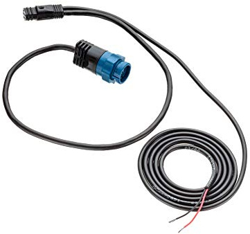 MotorGuide 8M4001959 Lowrance Câble adaptateur sonar 2D 6 broches — Connecte Lowrance 6 broches au sonar Motorguide bleu/gris 7 broches