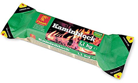 Flash Kamin Dauerbrenner Kaminblock Kaminfeuerscheit Aus Sägespänen Und Wachs Für Kaminofen Holzofen Und Kachelofen