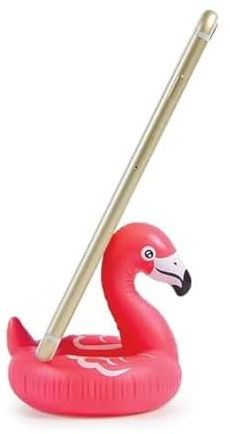 Genuine Fred FLOAT ON, Flamingo Phone Stand - Smartphone holder for desk - Cute home & office accessories - Compatible with Android/iPhone & More - Does NOT float - Fun stocking stuffer, Office gift