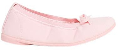 Pisamonas Bailarinas niña elástico manoletina Tela Lazo Talla 24 en Color Rosa