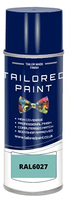 RAL 6027 Light Green MATT Aerosol Paint Can Direct MATT Paint For Wood, Metal, Plastic, PVC, UPVC, Fascia Boards - Indoor & Outdoor