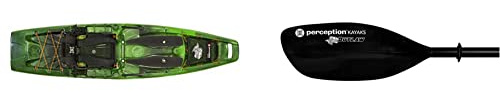 Perception Kayaks Outlaw 11.5 | Sit on Top Fishing Kayak + Outlaw 3-Piece Kayak Paddle