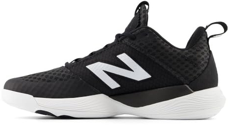 New Balance Women's FuelCell VB-01 Volleyball Shoe, Black/White/0, 14 W