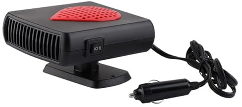 Simpls Calefactor de 12 V para coche, 500 W, ventilador de refrigeración para coche caliente y frío con de mechero, fácil instalación