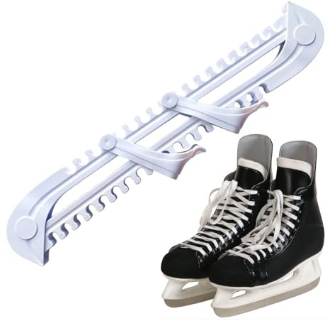 Protectores de patinaje de hockey sobre hielo, par de protectores de patinaje ajustables para hockey, protectores de patinaje sobre hielo, fundas para patines de hielo para niños y adultos, patines
