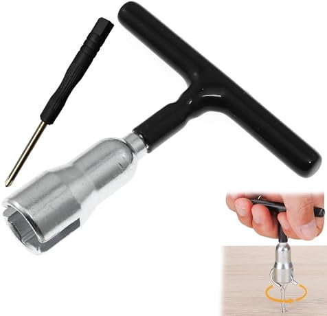 KEPYATI T-Griff-Flügelmutter-Handwerkzeug Manuelles Installationswerkzeug Schraubenschlüssel Werkzeuge Für Ösenschrauben C-Hakenbolzen Q-Hanger-Schraubenhaken Und Flügelmuttern