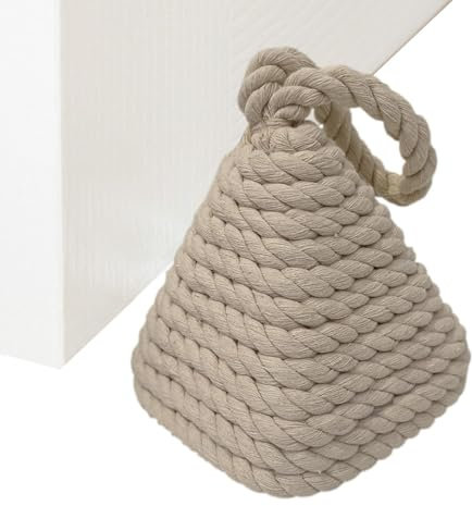 Butée de porte en corde – Butée de porte nautique | Butée de porte nœud | Butée de porte décorative nautique | Butée de porte lestée | Butée de porte en corde nautique | Butée de porte à nœud |