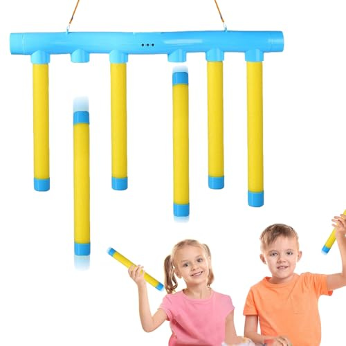 Catching Sticks Games,Falling Sticks Catching Game,Drop It Catch It Win It Reaction Game,3 Dropping Speeds Quick Reactions Training Toy,Hand-Eye Coordination Gift For Kids Adults Christmas (Yellow)