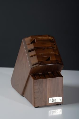 Abach Messerblock aus Hochwertigem Walnussholz