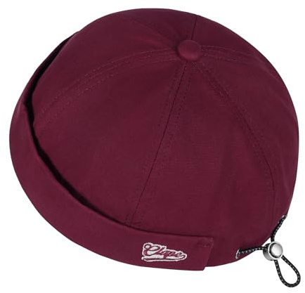 CLAPE Casquette sans Visière pour Homme Femme Coton Pliable Bonnet Docker